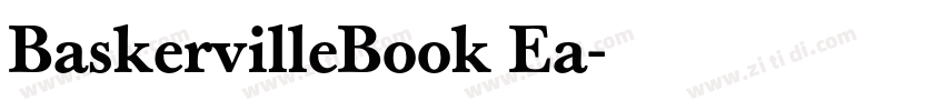 BaskervilleBook Ea字体转换